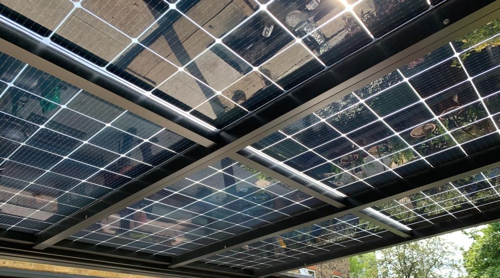 solar pv pergola